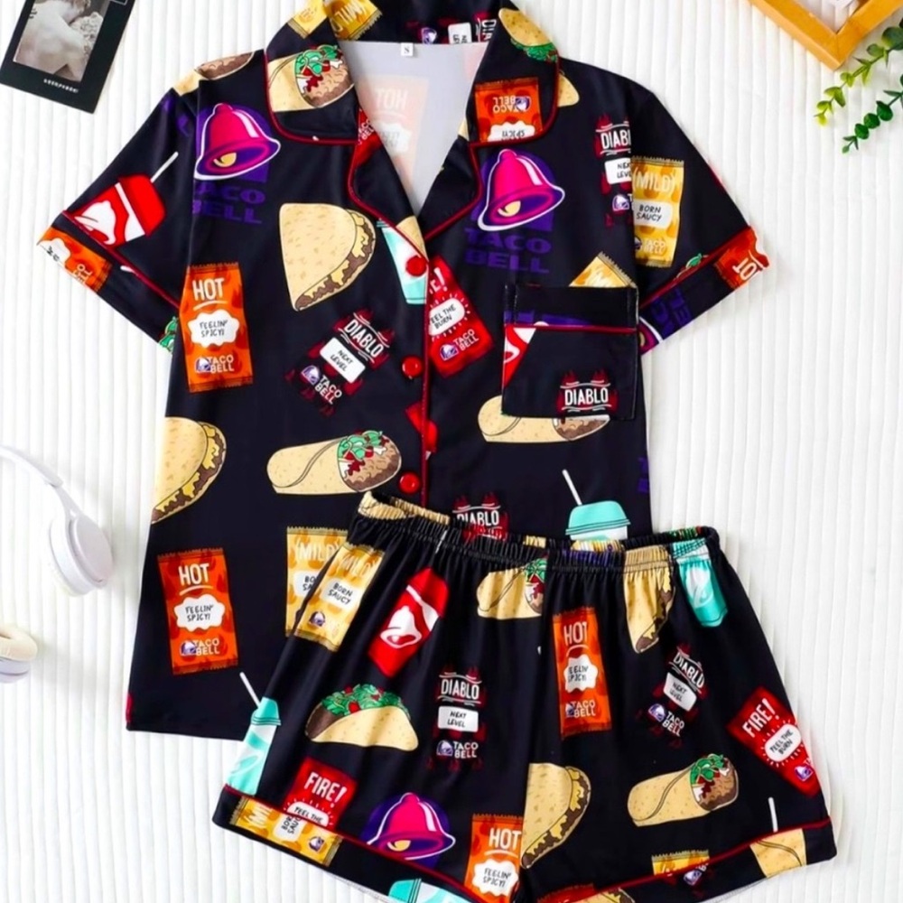 tacobell set pjs